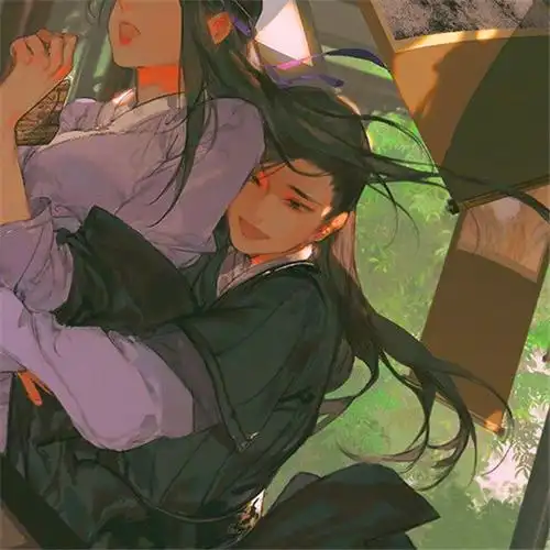 稀有神仙情侣头像古风 高清好看的情侣头像古风仙气一对_情侣动漫头像