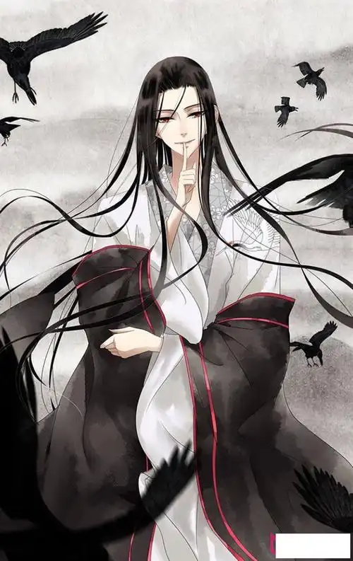 古风美男子人物简笔画,华丽帅气美男插画