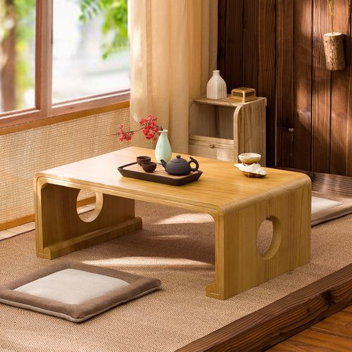 榻榻米茶几飘窗桌中式国学桌简约阳台小茶几日式矮桌炕桌琴桌