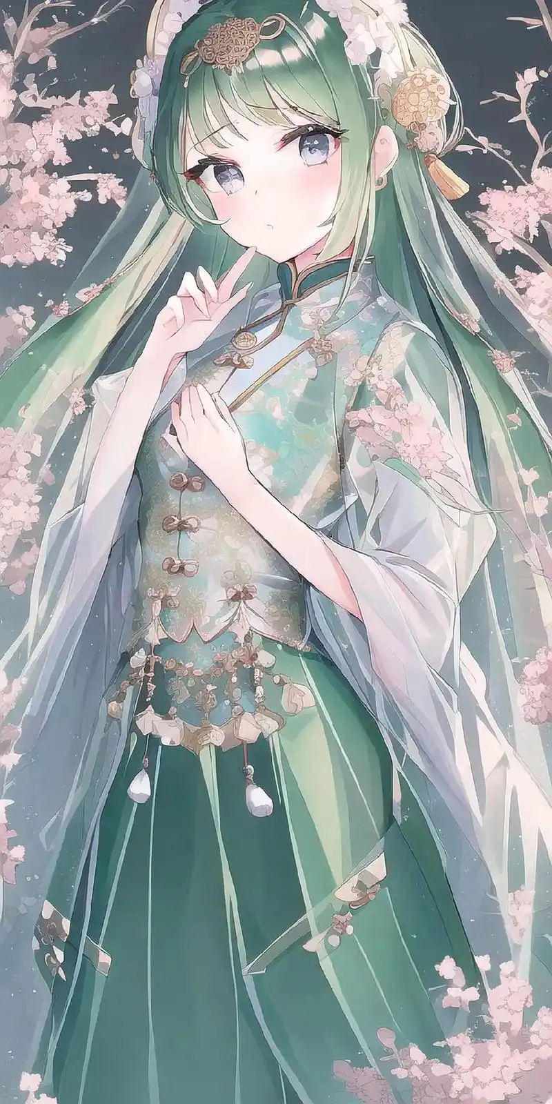 国风丨二次元汉服少女#古风汉服美如画 #二次元 #二次元少女 - 抖音