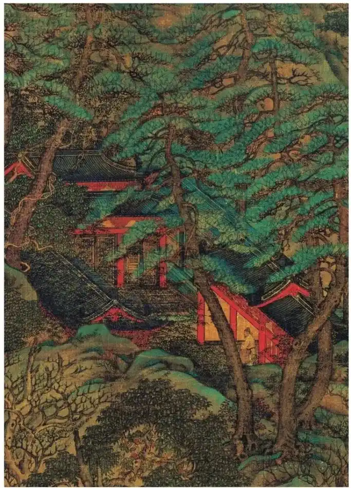 李思训作为北宗山水画的代表人物,善用金碧,骨中有肉,丰满中 - 抖音