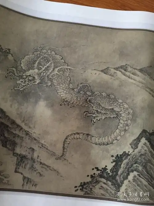 南宋 陈容 十龙图卷.纸本大小37*534.07厘米.宣纸原色微喷印制