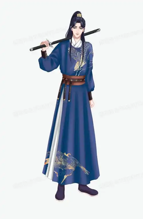 古装男子古风美男创意元素》,由迷南文化传媒(上海)有限公司设计师芮