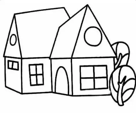 房子的简笔画图片大全卡通房子的简笔画图片大全