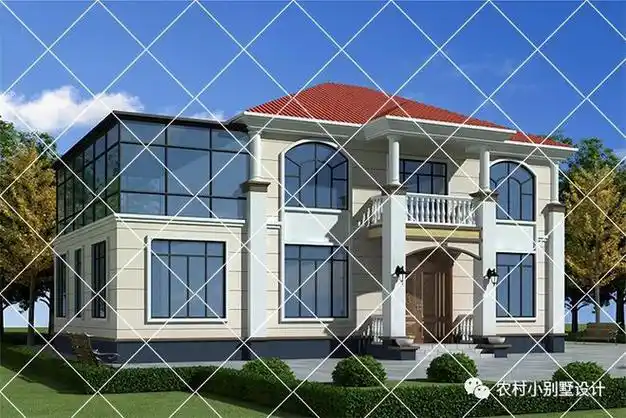 农村四开间二层别墅设计 18套设计师推荐的二层四开间农村自建房_网易