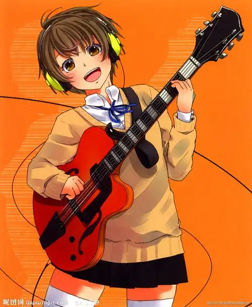 吉他手设计图__动漫人物_动漫动画_设计图库_昵图网nipic.com