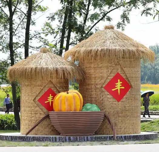 天府粮仓丰收画卷展开蜀乡增收致富美景生动(组图)