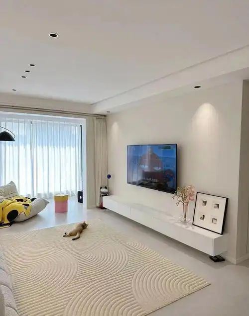 越来越多人不做吊顶不做电视墙看看她家装修简约又漂亮