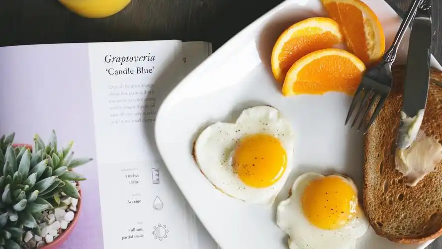 早上吃好美味又营养的早餐高清图片_唯美图片