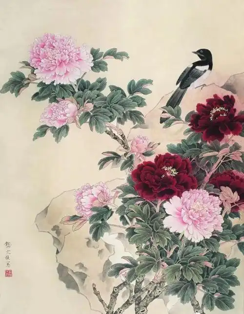 欣赏龚文桢的一组工笔花鸟画,严谨大方不失清新典雅,美如仙境!