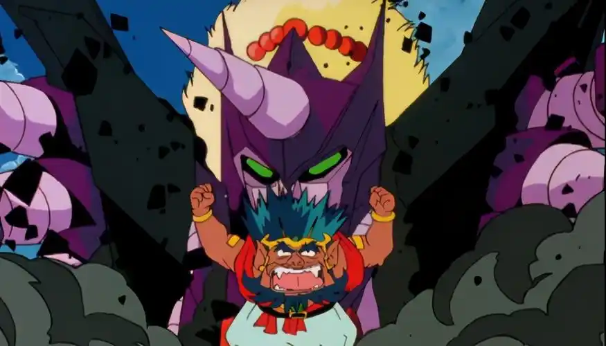 其魔神是地狱阿修罗,需利用魔界之力进行召唤,可使任何物体变成地狱阿