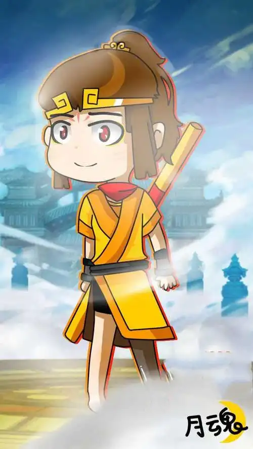 上古天帝篇绘画 娘化悟空_4399上古天帝篇