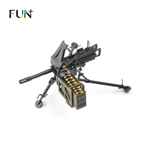 mk19榴弹发射器 4d拼装1:6机枪模型仿真摆件 军事武器玩具枪