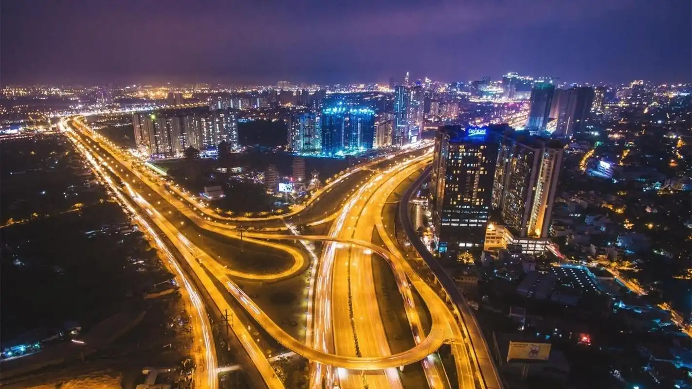 霓虹灯下最美的城市夜景