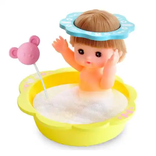 新品正品日本咪露妹妹沐浴套装仿真洋娃娃头发娃娃