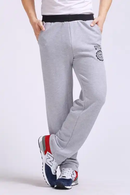 男士运动裤直筒夏季休闲长裤裤子加肥加大码薄款休闲裤