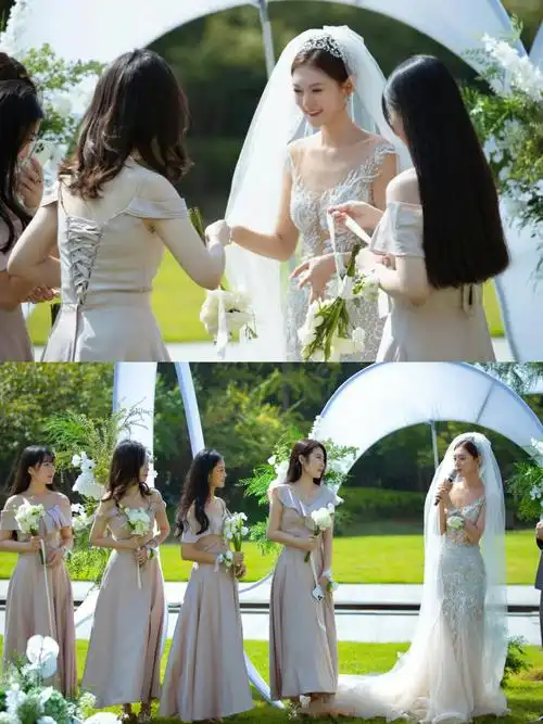 闺蜜结婚了她22岁结婚的梦想实现了69