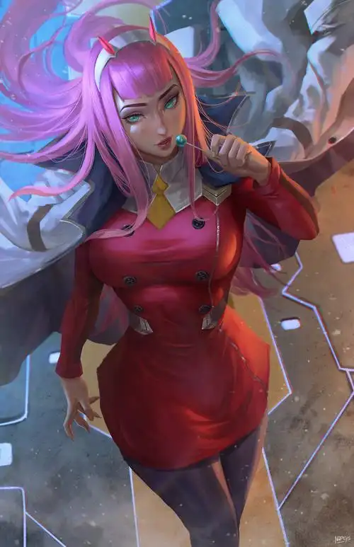 有没有02的竖屏壁纸darlinginthefranxx