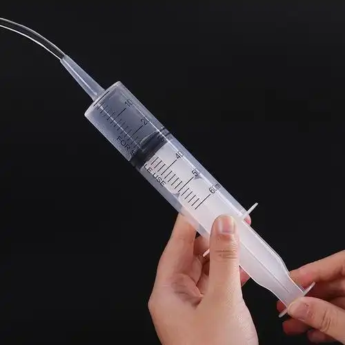 针筒喂食注射器大号大容量超特大针管灌注胃管鼻饲流食助推器灌肠 1米