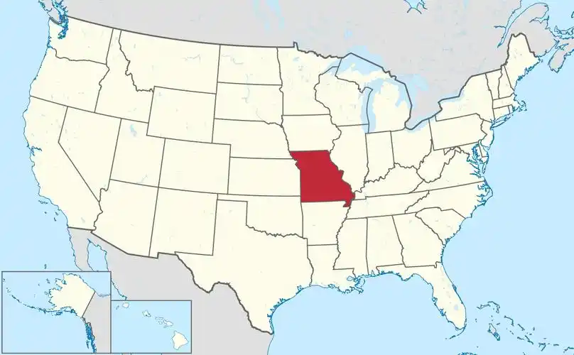 p>密苏里州(state of missouri)是美国第24个州,一般被划分在中西部