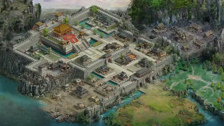 游戏截图:2345天将雄师大汉主城截图-2345网页游戏