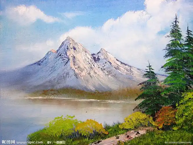 风景油画图片