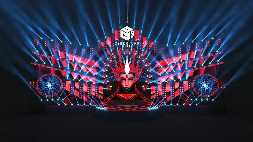 重庆cpk电音节舞美设计|空间|舞台美术|壹制作韩磊_原创作品-站酷