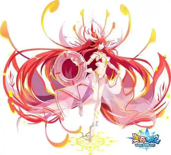 奥奇传说海滩丽影末炎高清大图海滩丽影末炎图片