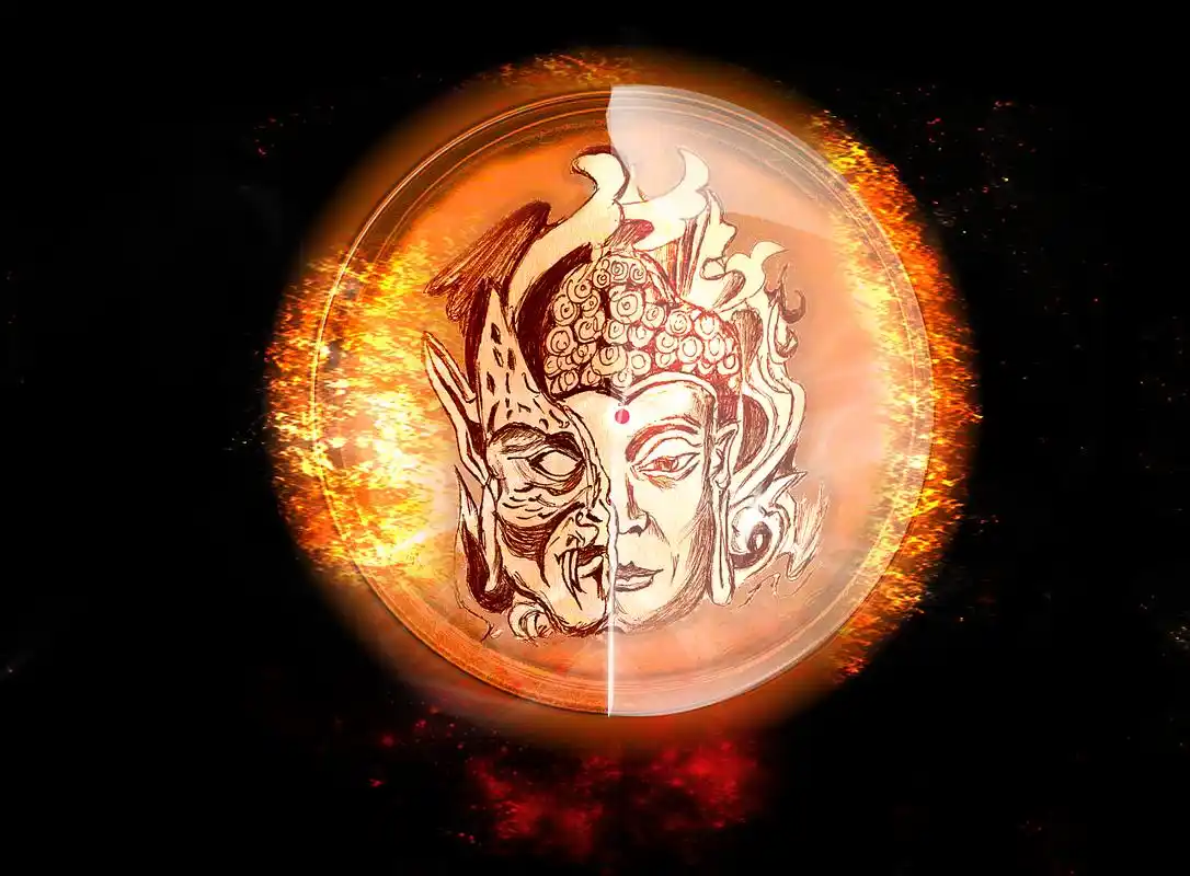 纹身素材之善恶唐僧花开生两面人生佛魔间下期斗战胜佛