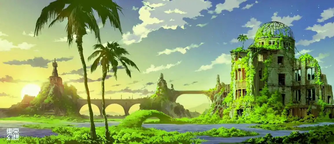 日本动画游戏场景插画师 井上惠 【东京幻想】 不得不说真的非常美