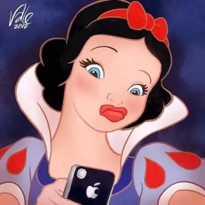 迪士尼歪头公主头像