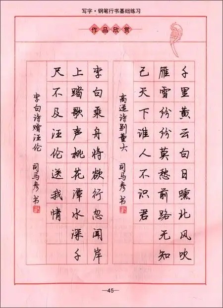 《司马彦字帖:钢笔行书基础练习(写字全新防伪版)》 司马彦, 顾振彪