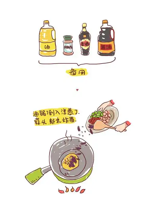 插画师dua小漫画美食篇紫菜蛋炒饭分享