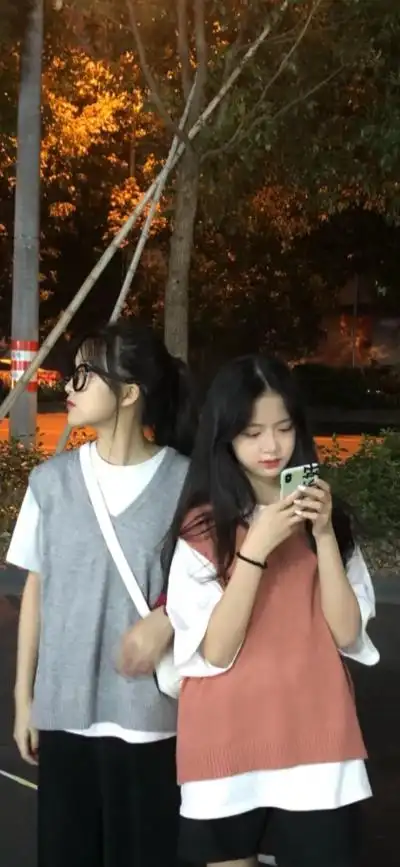 潮流闺蜜壁纸真人