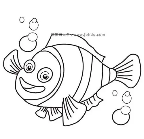 海底总动员尼莫_海底总动员-简笔画大全