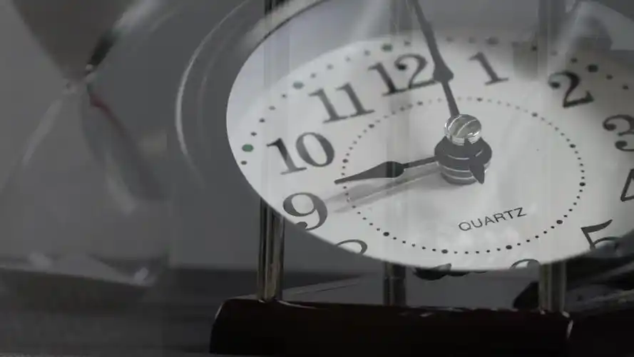 4k时间流逝时间元素时钟转动视频素材