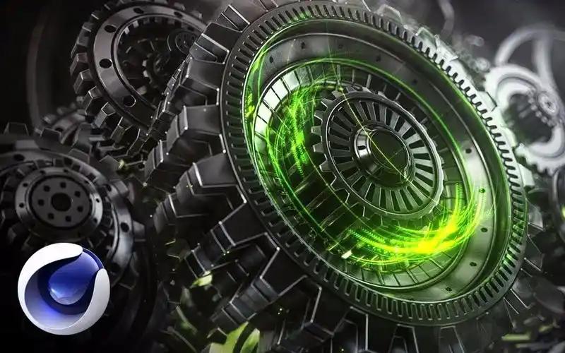 c4d octane ae科幻齿轮动画场景制作流程(中文字幕)