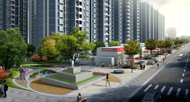 [安徽]合肥绿色公园式居住区景观设计方案