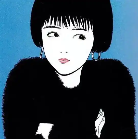 日本上世纪70年代漫画家江口寿史人物作品喜欢的拿去做头像知音推