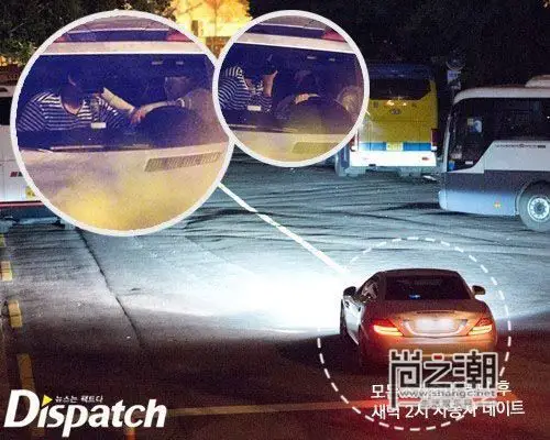 伯贤泰妍kiss图车内亲吻被曝恋情 分手后两人现状