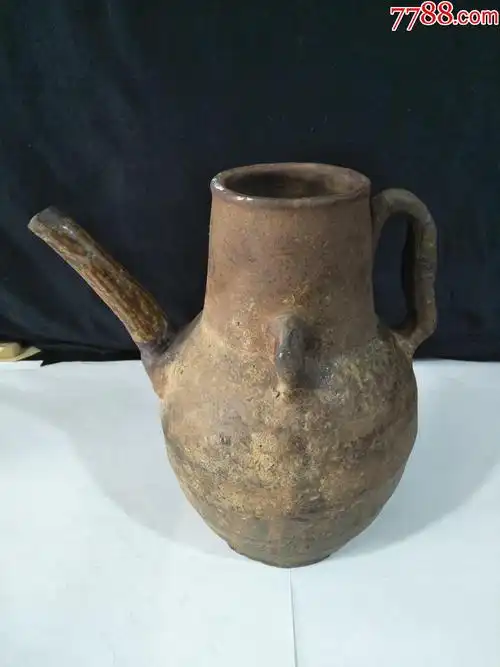 中国最早期的酒壶,汉代陶制酒壶-价格:240元-se86116850-其他酒具用品