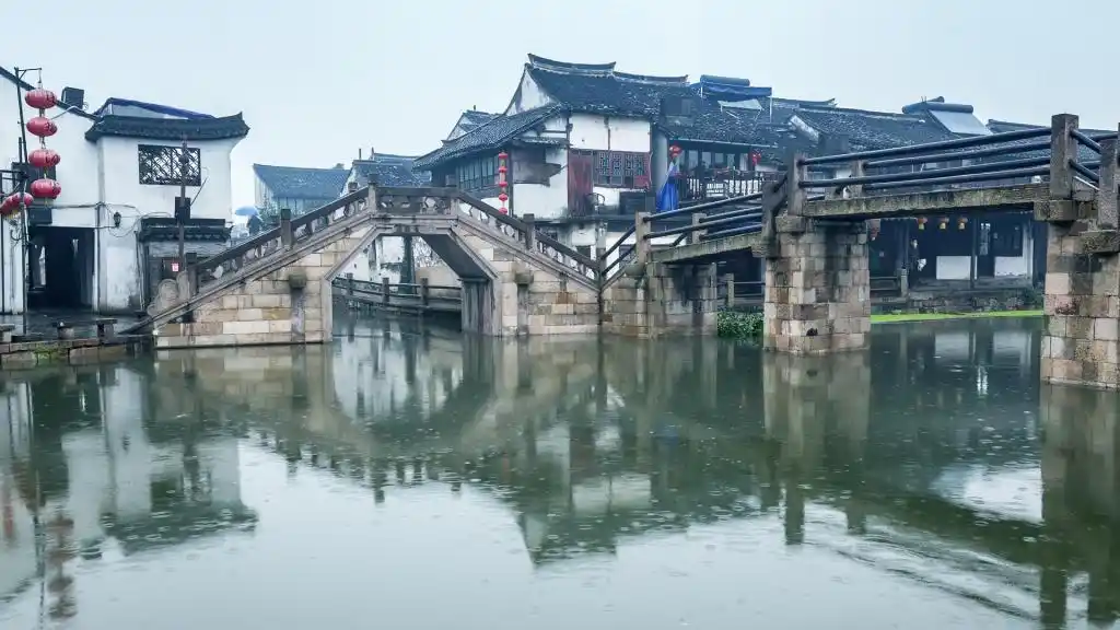 烟雨西塘古镇,高清图片,电脑桌面-壁纸族