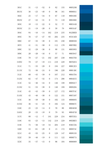 第11页 (共28页,当前第11页) 你可能喜欢 颜色名称大全 国际潘通色卡