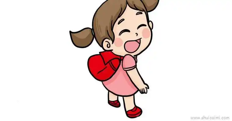 文化绘画位置艺考-儿童画-儿童画画-简笔画-小女孩简笔画简单画女孩简