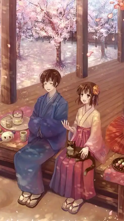 唯美二次元动漫cp情侣高清手机壁纸