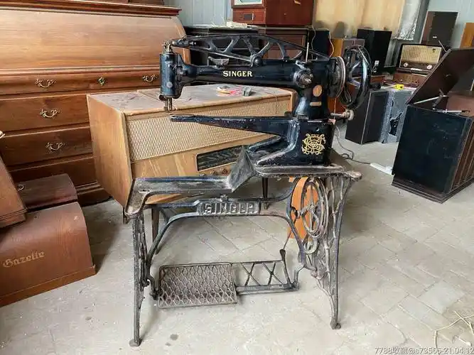 圣家古董手摇缝纫机,编号管网可查,￥2,8008品99美国胜家古董手摇