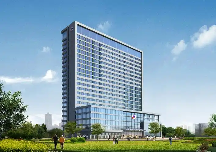 建设中的汨罗市中医院住院综合楼效果图_工作动态_汨罗市中医医院