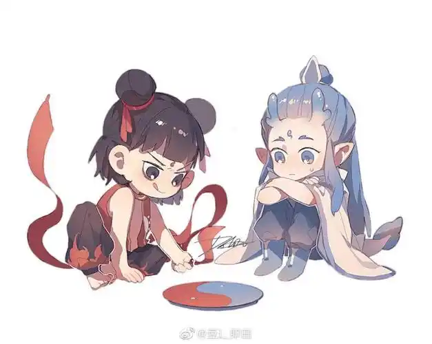 哪吒 敖丙 图片来源见水印