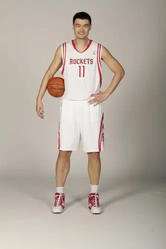 姚明的照片和身高