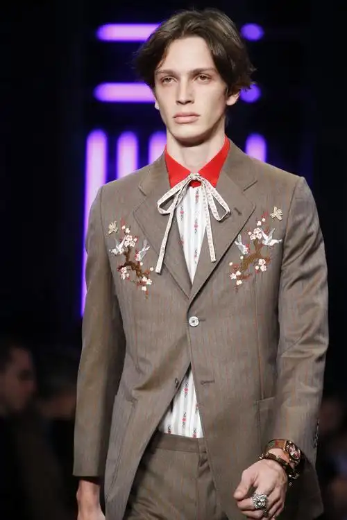 gucci2016春夏男装秀场